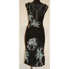 Idaida negra+Diana black flowery